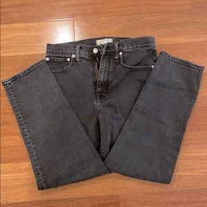Madewell Classic Straight Jeans Dark Ash Size 27